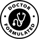 The Doctor Formulated roundel printed on the Burn Gummy sales page