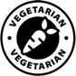 Vegetarian, set with pectin